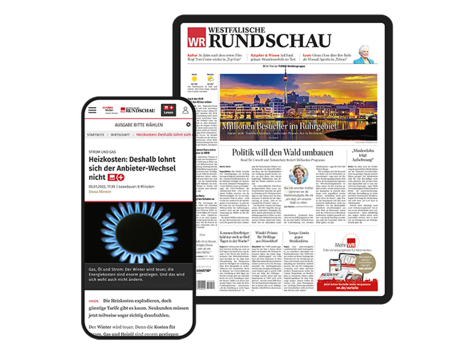 Aboangebot für Tageszeitung digital inklusive Willkommensprämie
