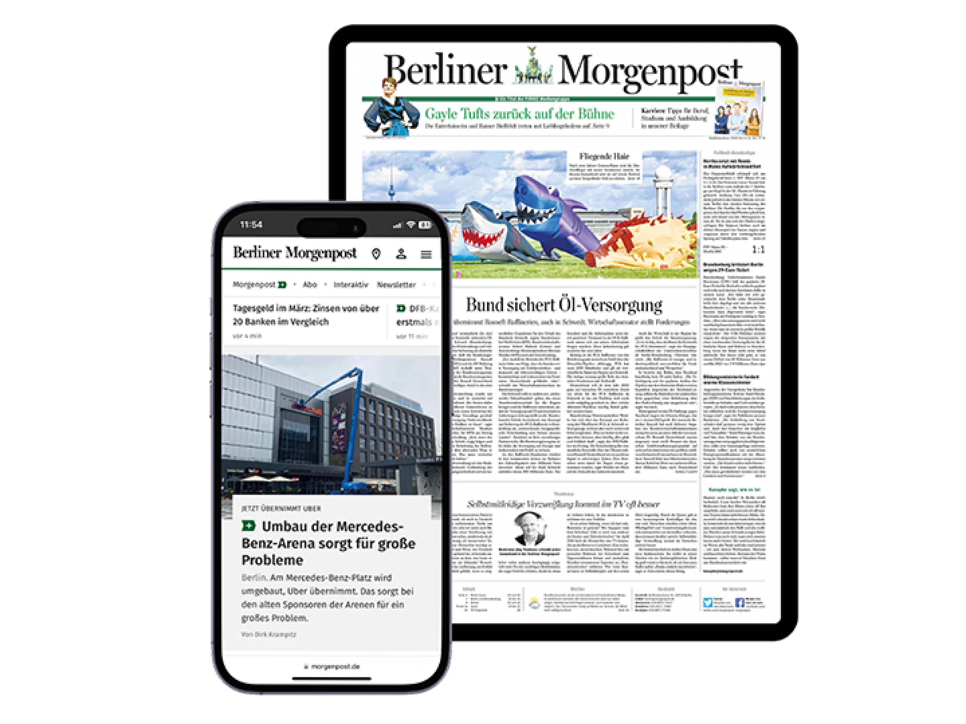 Aboangebot für Tageszeitung digital inklusive Willkommensprämie