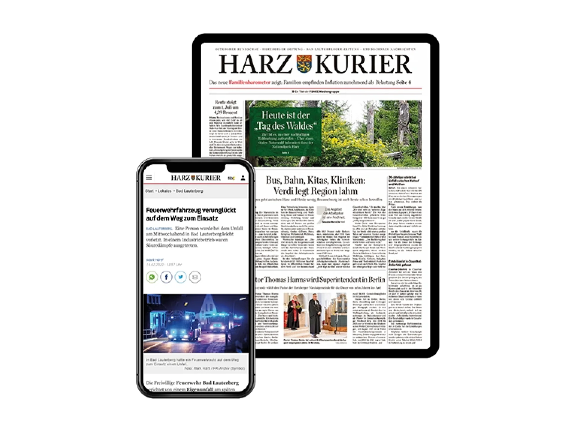 Aboangebot für Tageszeitung digital inklusive Willkommensprämie
