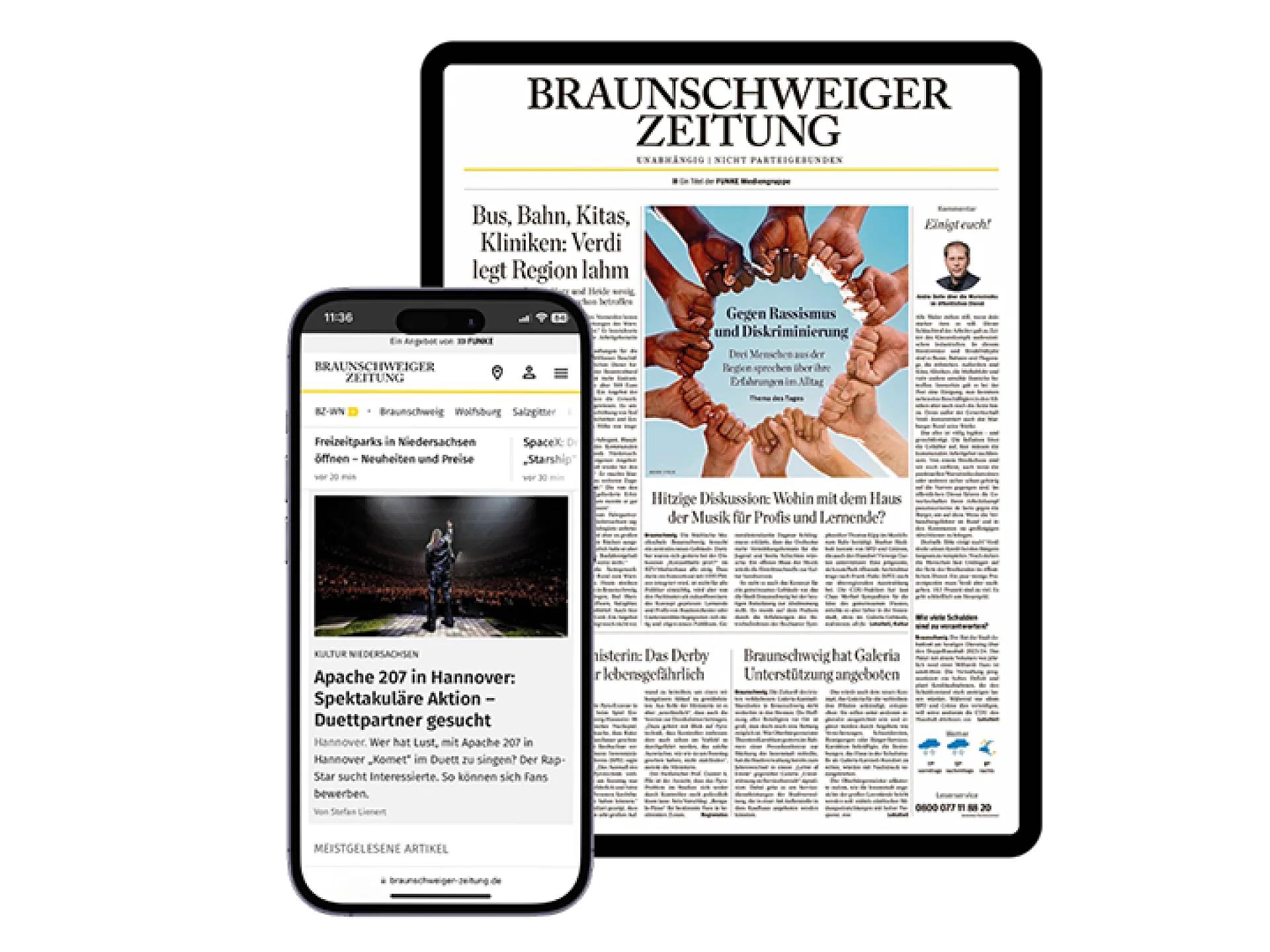 Aboangebot für Tageszeitung digital inklusive Willkommensprämie