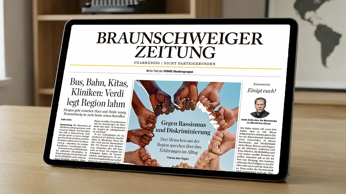 Titelseite der Westdeutschen Allgemeinen Zeitung mit Artikeln über Sport, Kultur und die Bergmanns-Ampel
